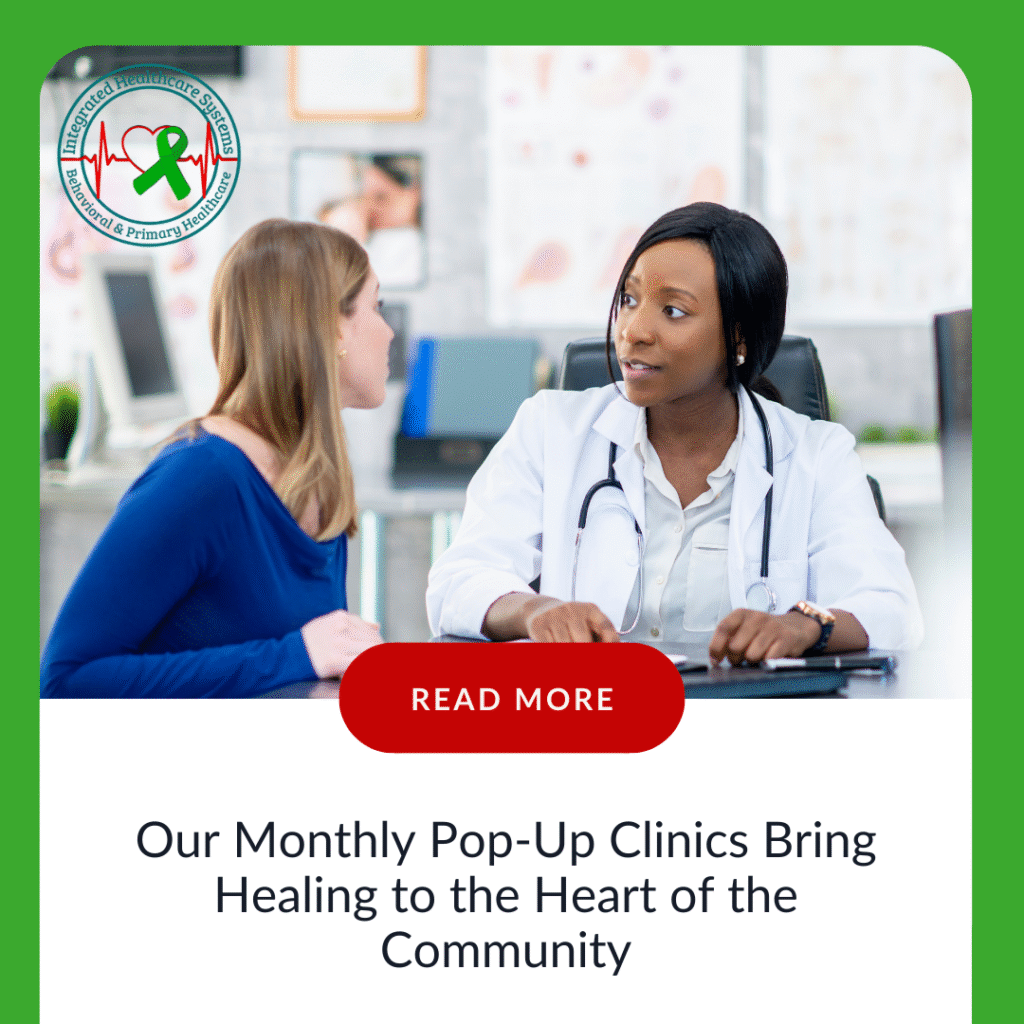 monthly pop-up clinic
